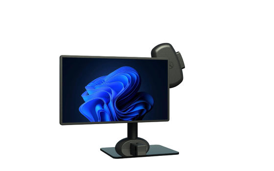 Black Electric Monitor Laptop Stand Rotation Automatic Lifting