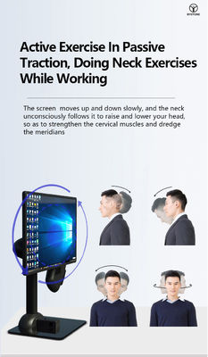 Eletric Monitor Desk Mount Automatic Rotating For Neck Rigidity