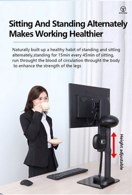 Automatic Lifting Rotating Dual Monitor  Bracket For Relieve Neck  Stiffness