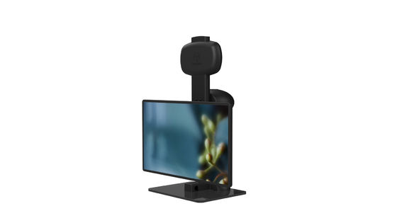 Electric Rotating Computer Monitor Stand Automatic Swivel Monitor Stand