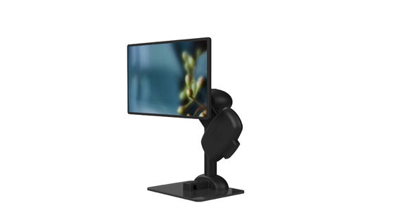 Lifting Electric Rotating Monitor Mount Swivel For Neck Rigidity