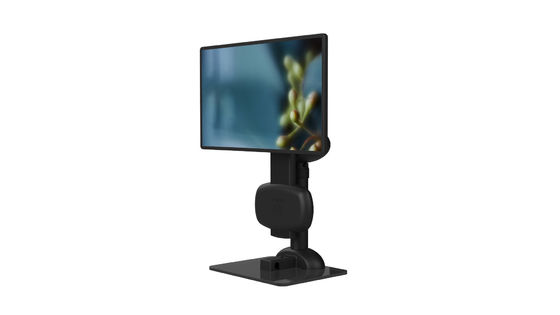 Lifting Electric Rotating Monitor Mount Swivel For Neck Rigidity