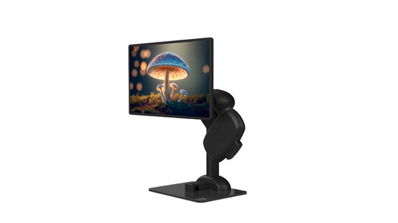 Neck Stiffness Laptop Arm Stand Black Lifting Rotating Monitor Mount