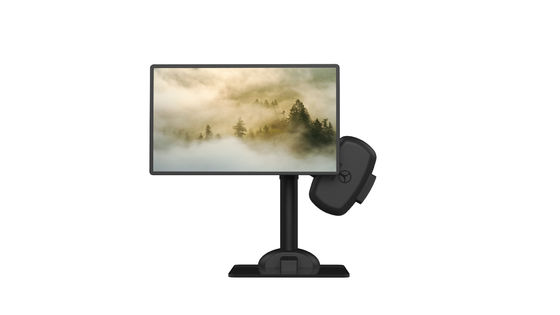 Electric LCD Monitor Bracket Rotating Automatic Move Up / Down
