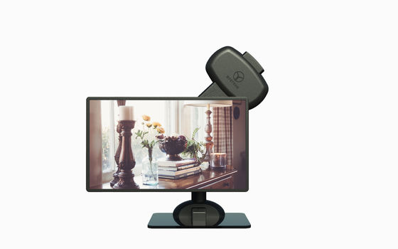 Electric Lifting Rotating Monitor Mount Stand To Relieve Neck Pain