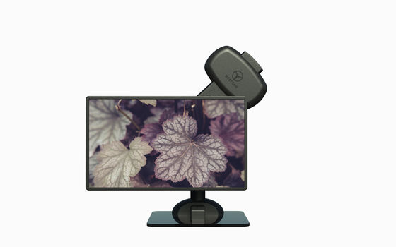 Electric Lifting Rotating Monitor Mount Stand To Relieve Neck Pain Tingling
