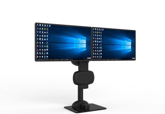 Electric Lifting Rotating Dual Monitor  Stand Arm For Relieve Neck  Pain