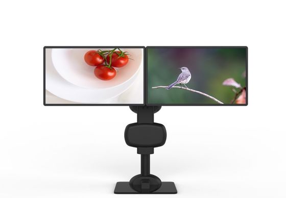 Automatic Lifting Rotating Dual Monitor  Bracket For Relieve Neck  Stiffness