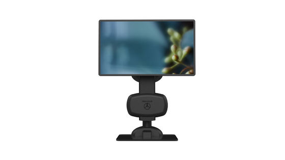 Neck Stiff Monitor Arm Stands Swivel Electric Aluminium Alloy