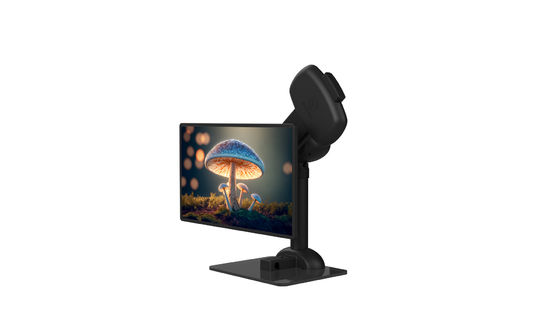 Durable Laptop Arm Stand Black Automatic Lifting And Rotation