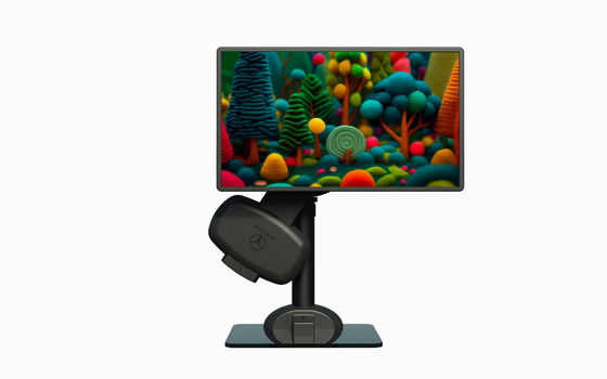 Automatic Rotating Of Laptop LCD Monitor Mount To Relax Neck Pain