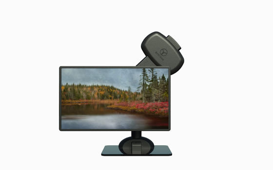 Automatic Lifting Rotating Monitor  Mount Stand To Relieve Neck Pain Sore
