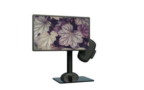 Electric Lifting Rotating Monitor Mount Stand  To Relieve Neck Pain Tingling